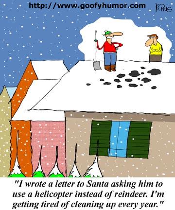 Pesky Reindeer - Funny Cartoons