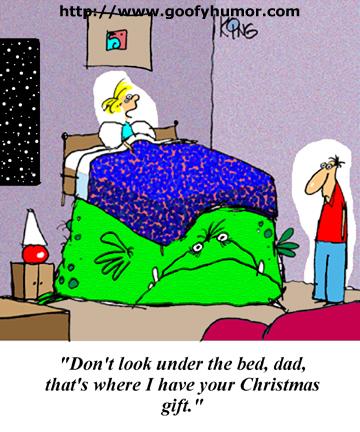 Hidden Present - Funny Cartoons