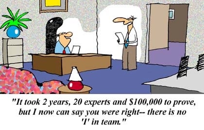 Funny Cartoon - Team