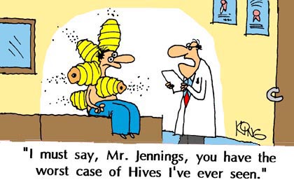 Hives - Funny Cartoons