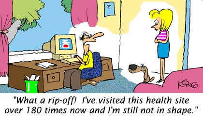 Funny Cartoon - Health Site