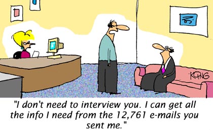 Funny Cartoon - 12,761 Emails