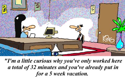 Funny Cartoon - Vacation