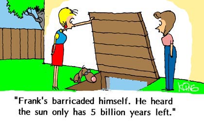 Sun Running  Out - Funny Cartoons