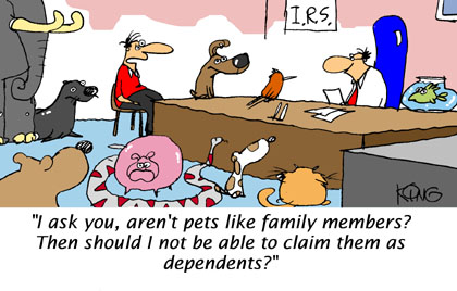 Funny Cartoon - Pets