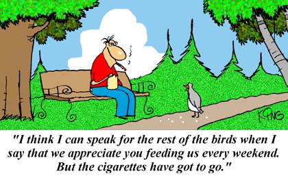 Funny Cartoon - Speak For Birds