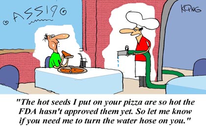 Funny Cartoon - Hot Seeds