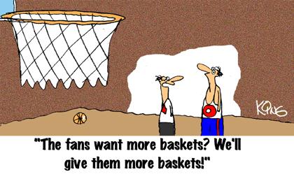 Funny Cartoon - More Baskets