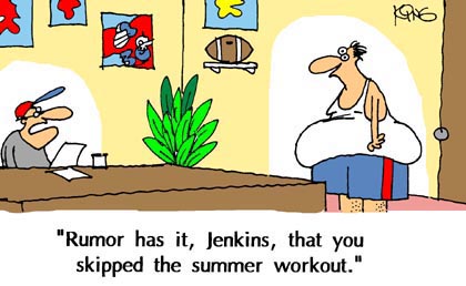 Summer Workout - Funny Cartoons