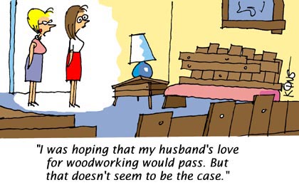 Funny Cartoon - Woodworking