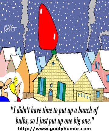 Christmas Lights - Funny Cartoons