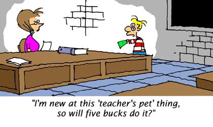 Teacher's Pet - Funny Cartoons