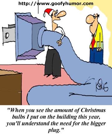 Christmas Bulbs - Funny Cartoons