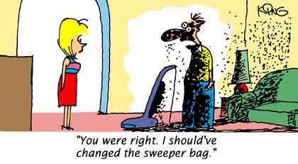 Funny Cartoon - Sweeper Bag