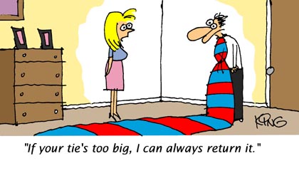 Big Tie - Funny Cartoons