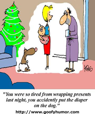 Christmas Wrapping - Funny Cartoons