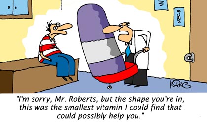 Smallest Vitamin - Funny Cartoons